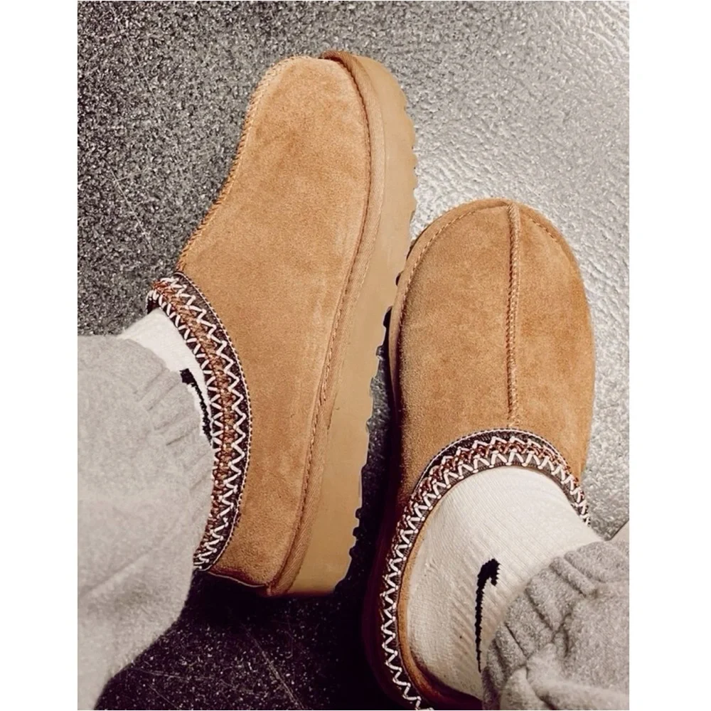 New UGG Tasman Slippers Chestnut Brown Womens Size 8 - Picture 10 of 11